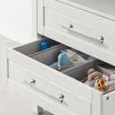 Alzassbg 10 Pack Brushed Satin Nickel Cabinet Pulls, 5 Inch(128mm) Hole Centers Cabinet Handles Kitchen Hardware for Cabinets and Drawers AL3095BSN