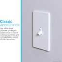 Power Gear Single Toggle Screwless Wall Plate Cover, 4.75" H x 2.9 L, Outlet Covers Wall Plate, Light Switch Cover Plate, Switch Plates and Outlet Covers, Outlet Cover Plate, UL Listed, 10 PK, 70652