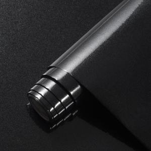 Black Contact Paper Glossy Wallpaper Peel and Stick, Glossy Finish Wall Paper for Kitchen Countertop Cabinet Table Easy Clean Self Adhesive Removable Vinyl Wallpaper, 15.7"x393"