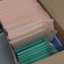 Gueevin 200 Pcs Bubble Mailer 4 x 6 Inch Small Shipping Bags Waterproof Padded Envelopes Self Adhesive Poly Bubble Packaging Envelopes Bulk for Shipping Mailing Trading Card Packaging (Pastel Color)