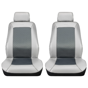 Pilot Automotive Slate Gray Seat Cover Pair with Microban (MIC-053)