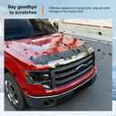 powoq Hood Deflector Compatible with 2009-2014 Ford F150 Deflector TPE Shield Hood Protector Replacement for 2009 2010 2011 2012 2013 2014 Ford F-150 Accessories