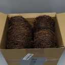 Gerrii 24 Pcs Artificial Bird Nests for Crafts Mini Faux Rattan Bird Nest Decoration for Easter Home Decor Fairy Garden Accessories Terrarium DIY Craft Supplies Wedding Table Centerpieces (4 Inch)