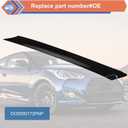 Left & Right Windshield A-Pillar Trim Molding, Front Driver & Passenger Side Windscreen A-Pillar Panel Compatible with Hyundai Vehicle 2012-2017 Veloster, Replace#861702V000 861802V000