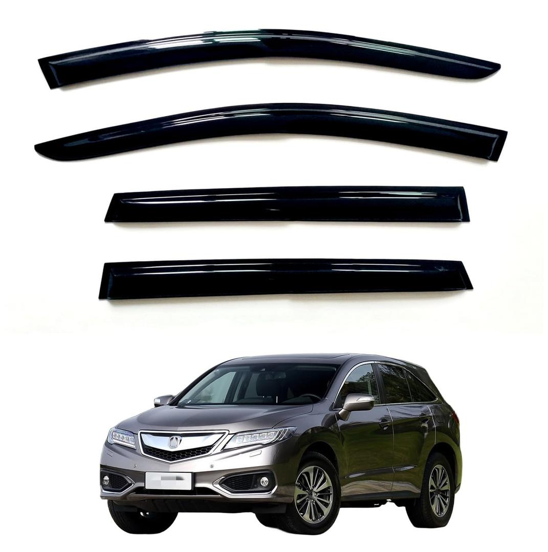 Pezmenn 4Pcs Window Visor Deflectors Rain Guards Compatible with Acura RDX 2013-2018