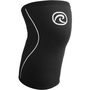Rehband 5mm Knee Sleeves for Functional Training, Cross-Training & Powerlifting, Weightlifting Knee Support made of Neoprene, Unisex, Colour:Black, Size:Medium (Black - 1 Piece)