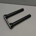 51.4"-87" Tension Double Shower Curtain Rod, No Drilling & Size Adjustable