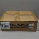 Snughome Desk Shelf, 38.6" Desktop Organizer Shelf, Desk Hutch for Computer Monitor, 4 Tier Desk Display Rack with Pegboard Hooks Set, Wood Desktop Bookshelf for Home Office Dorm (Rustic Brown)