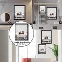 Sorbrozo Funny Bathroom Wall Art Black Frame Scene Of A Bear Sitting In A Bathtub With Bubbles Humorous Farmhouse Bathroom Decoration Frame Artwork 11x14 in