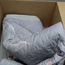 Drucon Floral Quilt King Size - 3 Pieces Grey Quilt Botanical Bedspread Soft Lightweight Flower Bedding Set for All Season (104"x90")