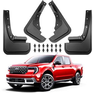 Mud Flaps for Ford Maverick 2025 2024 2023 2022,Upgrade Splash Guards 4PCS Mudguard Replacement for Maverick Accessories,No Drilling Required All Weather Fender Front Rear Mud Grards