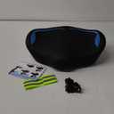 Noseless Oversized Bike Seat for Men Women Comfort, Extra Wide Padded Bicycle Seat Cushion, Large Comfortable Bike Saddle for Peloton, Stationary Exercise Bike, Beach Cruiser, City Bike, Ebike (C1, Blue)