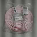 White Rubber Weather Stripping Door Seal Strip, D Shape Door Weather Seal Strip, Self-Adhesive Soundproofing Frame Insulation Tape for Doors Frame/Window Seal,Blocks Cold Drafts Noise (40 Feet)