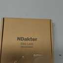 NDakter Bike Lock, 5 Digit Combination Heavy Duty Anti Theft Bicycle Chain Lock, 2.62/3.2/4.27/5/6Ft Long, High Security Resettable, Suitable for Bike, Scooter, Door, Gate, Fence-4/6mm Thick (Black)