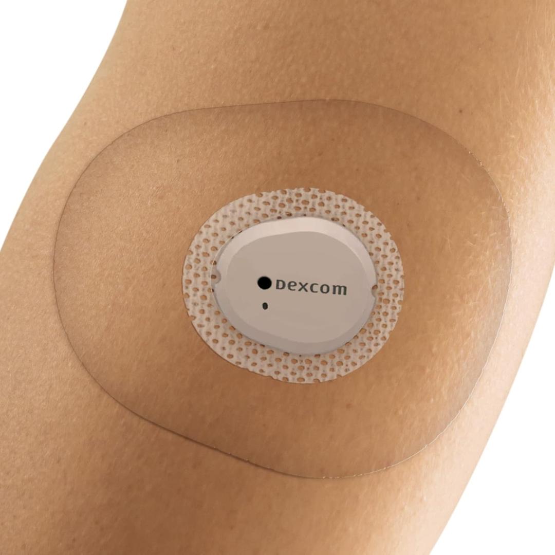 FixiC Adhesive Patches for G7 & Stelo 25 Pack Premium Waterproof Adhesive Patches Pre-Cut Back Paper Adhesive Patch for G7 Long Fixation! (Transparent)