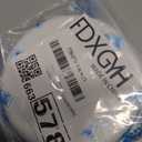 FDXGYH 2 Pcs ID 2.0 Inch ABS Wall Split Flange Self-Adhesive tape Round Escutcheon Plate Cover for Water Pipe Faucet Decoration Accessories [White]