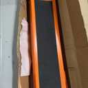 Forup Portable Folding Sawhorse, Heavy Duty Twin Pack, 275 lb Weight Capacity Each 2 Pack (Orange)