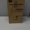 PAPIFEED Automatic Cat Feeder with 720p HD Camera & Night Vision, Two-Way Audio, 6L Smart Feeder with App Control via 2.4G WiFi, Easy Clean Detachable, Schedule 1-10 Meals/Day for Cats & Dogs - Black