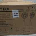Misting Fan, 2026 Upgraded 4L Large Water Tank Mister Cooling Fan, 5 Speeds 3 Modes Misting Standing Fan, Floor Fan with Remote for Home, Bedroom, Patio, Outdoor Pcs