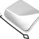 Car Tow Hook Eye Hole Cover Cap Compatible for Mercedes-Benz ML 550 2012-2014, Durable Plastic Silver Tone Front Bumper