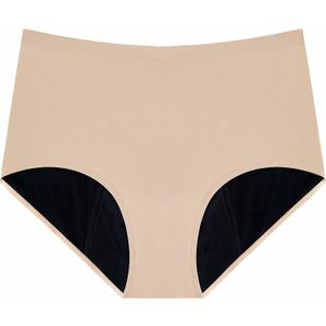 AIRCUTE Super Absorbent Incontinence Underwear for Women Leak Proof Heavy Bladder Leakage Night Briefs 150ML(Beige, Large)