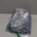 Famnbro Womens Baggy Cargo Jeans Y2K High Waisted Straight Wide Leg Detachable Denim Jeans Greyblue Medium