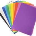 Horizon Group USA Rainbow Foam Sheets, 12" X 18", Pack of 12, Multi-Color