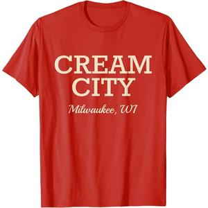 Milwaukee Wisconsin Cream City T-Shirt, Medium 