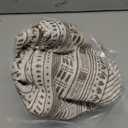 NICETOWN Thick Linen Sheer Curtains for Privacy Protection in Boho Style, Grommet Rustic Flax Window Treatment Semi Sheer Drapes with for Farmhouse/Patio Door, W50 x L95, Taupe, Set of 2