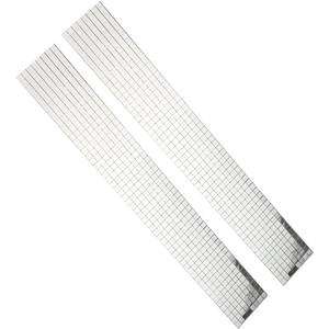 Milisten 2pcs Self-Adhesive Glass Mirror Tiles for Home Decor Peel and Stick Wall Stickers for Kitchen Bathroom Living Room Creative Decoration