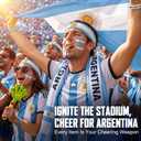 2026 World Cup Fan Accessories Kit, 7 PCS World Soccer Sport Cup Gear Set, World Cup Merchandise for Soccer Party Decorations, Stadium Events, Watch Party, Home Cheering