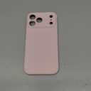 Vooii Magnetic for iPhone 17 Pro Max Case, Compatible with Magsafe (Premium Liquid Silicone) (Integrated Camera Control Button) Full Body Protective AntiScratch Microfiber Lining 6.9 inch, Chalk Pink