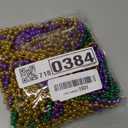 HOOSUN 30 Pack Mardi Gras Beads Necklaces Bulk, Mardi Gras Decorations Accessories Party Favors, Gold Green and Purple Carnival Decor St Patricks Day Necklace Party Supplies for Party, School Event, Home