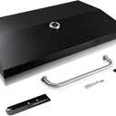 Adviace Hinged Lid For 36 Inch Blackstone Griddle Top, Blackstone 1554, 1825, 1863, 2149, 1866, 2151, 1899, 1565, 1836, 1841, 2122 Grill Cover with Thermometer, 36in Blackstone Griddle Lid Hard Cover