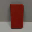 SHIELDON Wallet Case for iPhone 12 Pro 6.1", Genuine Leather Folio Case Kickstand and RFID Blocking Credit Card Slots Magnetic Closure Compatible with iPhone 12/12 Pro - Retro Red