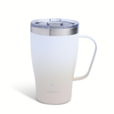 Manna™ Cozy™ Stainless Steel Coffee Mug - Grey Ombre Splatter 18 oz