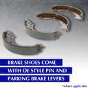 Centric Premium 111.09130 Rear Drum Brake Shoe Set for Selected Honda Civic/Fit/Insight 2006-2020 Model Year