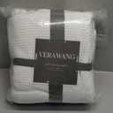 Vera Wang - Queen Blanket, Luxury Cotton Bedding, Super Soft Essentials with Waffle Weave Knit (Waffleweave White, Queen)