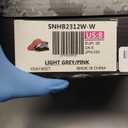 NORTIV 8 Women's Waterproof Hiking Boots Outdoor Trekking Camping Trail Hiking Boots, Size US 8  (Light Grey/Pink)