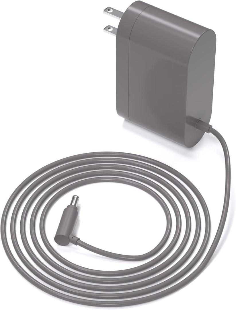 WUKUR 26.1V Charger Compatible with Dyson V8 V7 V6 & Car+Boat Models,NOT Compatible with Dyson V10/V11/V15, Replacement Power Cord Compatible with Dyson Cordless Vacuum Charger