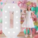 Light Up Letters, Marquee Letters 4 Feet Tall with Cool White Light, Large Letter for Party Baby Shower Wedding Event Graduation Decoration, Marry Me Light Up Letter 4ft Marquee Sign Letras O