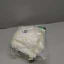 TURSTIN 4 Packs Satin Tablecloth 102 x 58 Inch Overlay Satin Table Cover Rectangle Bright Silk Tablecloth Smooth Fabric Table Decoration for Wedding Banquet Party Events, Ivory