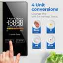 Smart Nutrition Food Scale with App - 1g Precision Digital Kitchen Scale, Tracks Calories & 24 Nutrients, Macros, Fat & Protein for Keto, Fitness & Meal Prep, 11lb/5kg with Tare Function