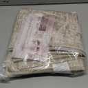 Rug Runners for Hallways Non Slip - 2x8 Runner Rug for Bedroom, Washable Runner with Rubber Backing, Soft Low-Pile Carpet for Kitchen, Laundry, Bathroom (2'x8', Brown/Ivory)