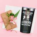 SpenMeta Step Mom Gifts - Bonus Mom Christmas Gift from Son, Daughter - 20oz Funny StepMom Mothers Day Tumbler Cup (StepMom Glitter Charcoal)