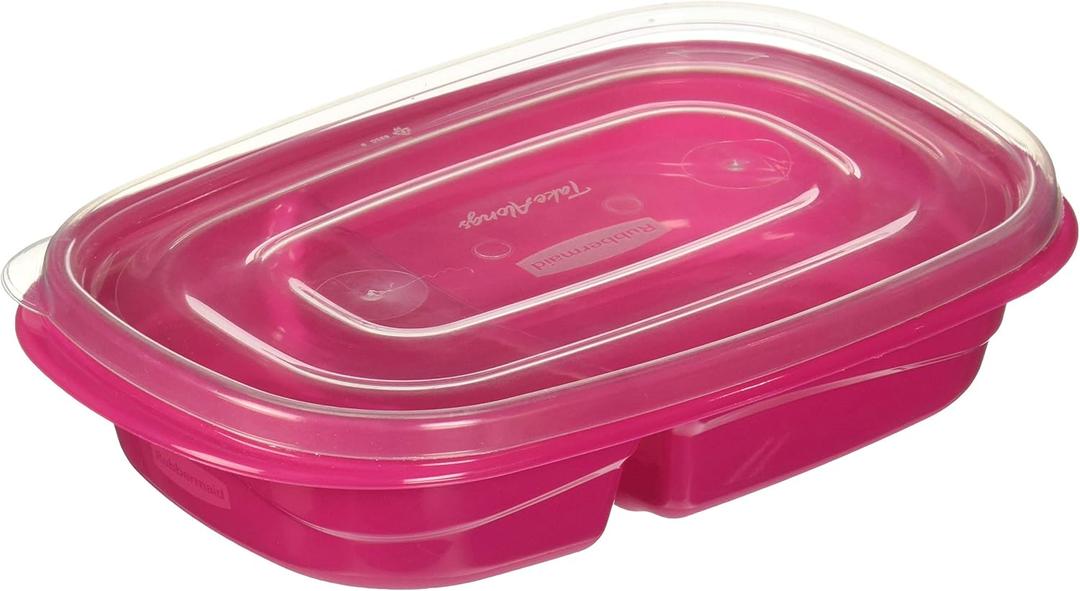 Rubbermaid TakeAlongs Sandwich Food Storage Containers, 3.7 Cup