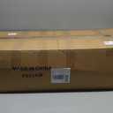 4 Layers Flower Display Stand with 16 Buckets Plant Stand with Wheels Heavy Duty Moving Flower Rack Cart Outdoor Floral Holder for Bar Patio Garden Florist (Gold Shelf & White Square Buckets)