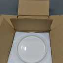 Plates and Bowls Sets, Dinnerware Sets for 4, 12 Pieces Scratch Resistant Dishware Dishes Set, Ceramic Kitchen Dinner Set, Porcelain & Microwave and Dishwasher Safe, Cream White