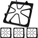 Upgraded W10447925 Stove Grates Replacement for Whirlpool Stove Parts Gas Burner Grate 8.8 x 8.3 Inches Maytag Amana Inglis Kirkland Kenmore Range Cooktop Grate Gas Stove Top Burner Rack Sets 4 Pcs