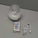 Rechargeable Shower Lights for Inside Shower, 17 Colors RGBW Waterproof Shower Lamp with Bluetooth Speaker, Ocean Wave Projector Light with Remote Control, LED Water Ripple Lamp for Bathroom, Bedroom